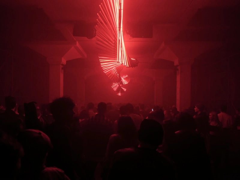 DJ Vrana na nastupu - Underground Techno Night, Klub